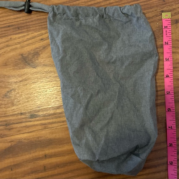 Gray Drawstring Stuff Sack Pouch - Picture 2 of 4